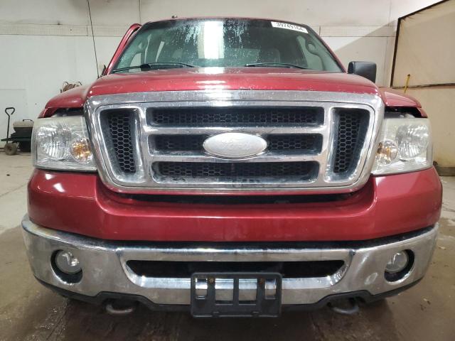 1FTPX14V18FC12033 - 2008 FORD F150 RED photo 5