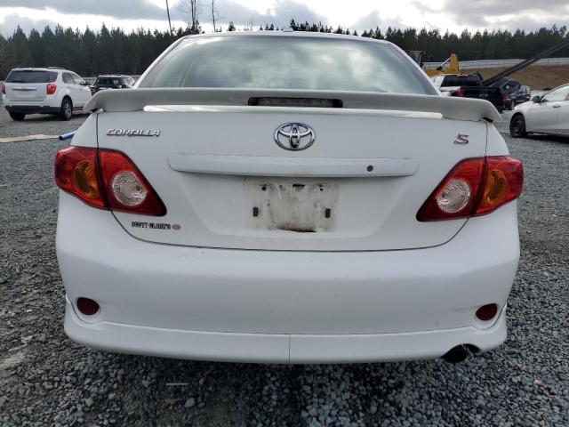 2T1BU40E49C106230 - 2009 TOYOTA COROLLA BASE WHITE photo 6