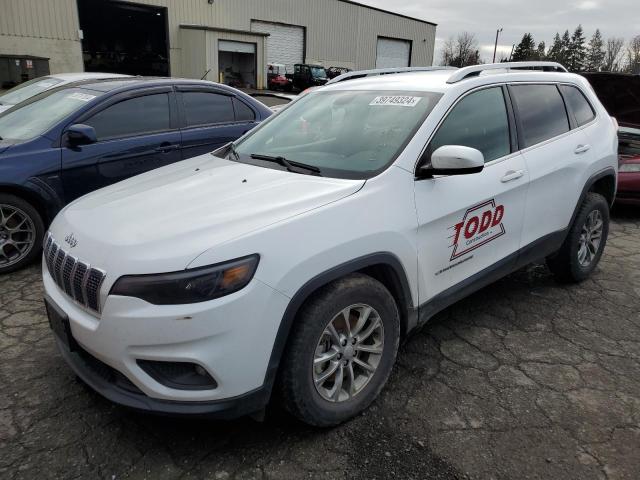 1C4PJMLB0KD192600 - 2019 JEEP CHEROKEE LATITUDE PLUS WHITE photo 1