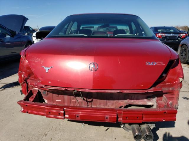 19UYA2247VL008762 - 1997 ACURA 3.0CL RED photo 6