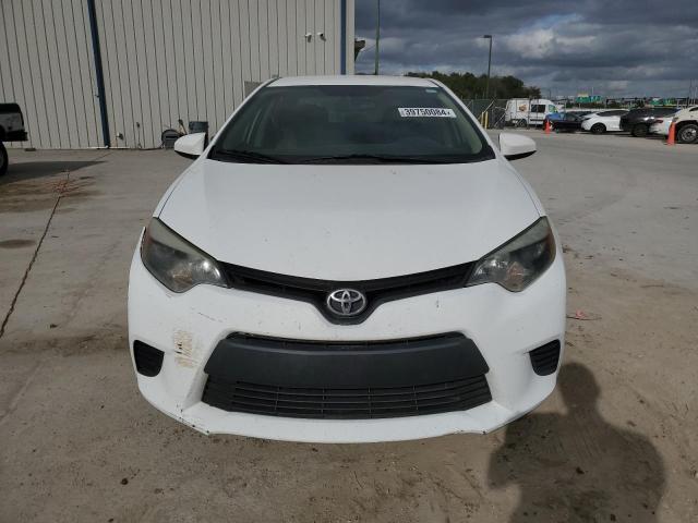 2T1BURHE6EC187369 - 2014 TOYOTA COROLLA L WHITE photo 5