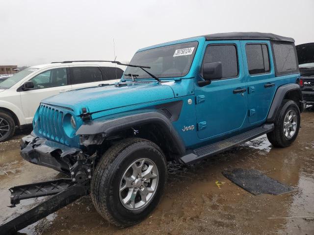 1C4HJXDG2LW242032 - 2020 JEEP WRANGLER U SPORT BLUE photo 1