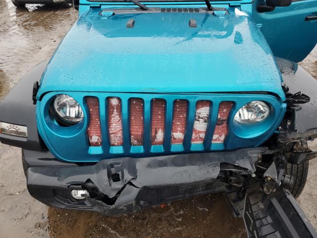 1C4HJXDG2LW242032 - 2020 JEEP WRANGLER U SPORT BLUE photo 11