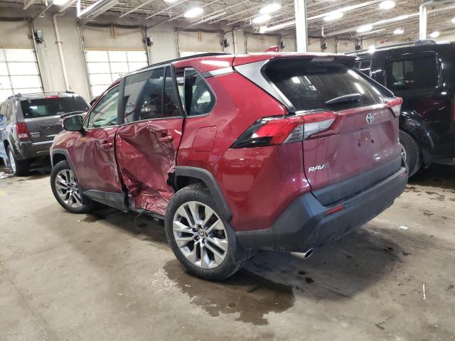 JTMA1RFV0LD051603 - 2020 TOYOTA RAV4 XLE PREMIUM RED photo 2