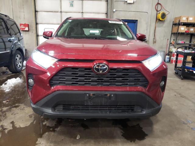 JTMA1RFV0LD051603 - 2020 TOYOTA RAV4 XLE PREMIUM RED photo 5