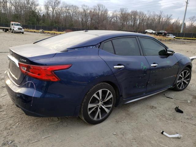 1N4AA6AP3JC367271 - 2018 NISSAN MAXIMA 3.5S BLUE photo 3