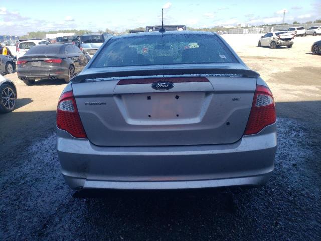 3FAHP0HA0CR281061 - 2012 FORD FUSION SE SILVER photo 6