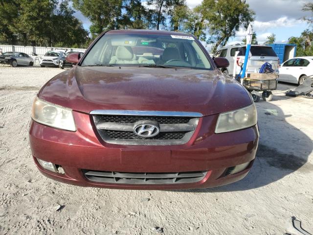 5NPEU46F07H197133 - 2007 HYUNDAI SONATA SE BURGUNDY photo 5