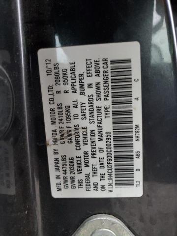 JH4CU2F60DC002956 - 2013 ACURA TSX TECH CHARCOAL photo 12