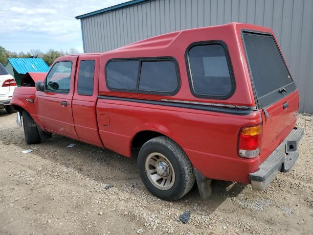 1FTYR14X1XPC08833 - 1999 FORD RANGER SUPER CAB RED photo 2