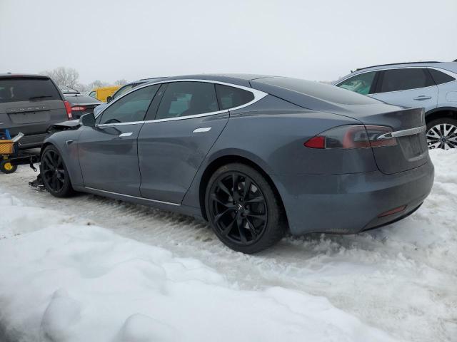 5YJSA1E25MF426098 - 2021 TESLA MODEL S BLUE photo 2