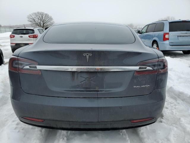 5YJSA1E25MF426098 - 2021 TESLA MODEL S BLUE photo 6