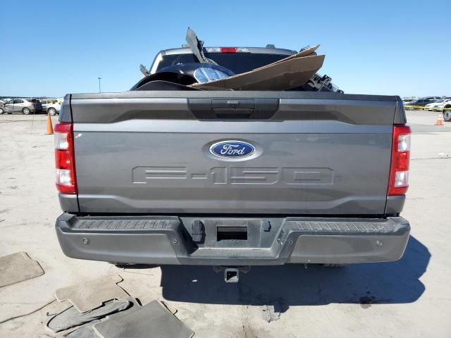 1FTEW1C59NKF21781 - 2022 FORD F150 SUPERCREW GRAY photo 6