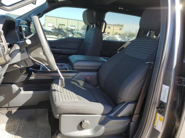 1FTEW1C59NKF21781 - 2022 FORD F150 SUPERCREW GRAY photo 7