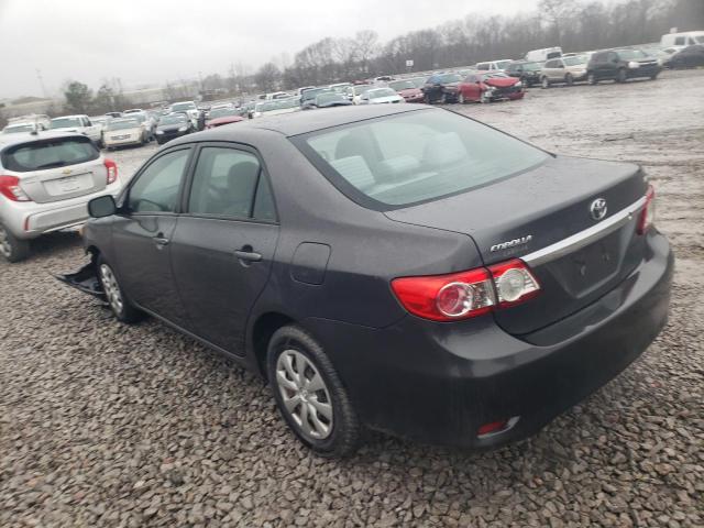 2T1BU4EE4BC700752 - 2011 TOYOTA COROLLA BASE GRAY photo 2