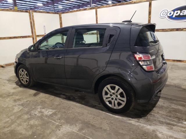 1G1JG6SB9L4124050 - 2020 CHEVROLET SONIC GRAY photo 2