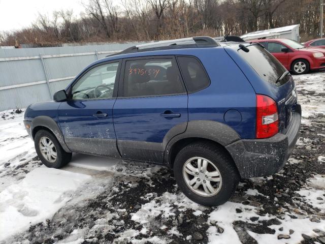 KM8JN72D47U567759 - 2007 HYUNDAI TUCSON SE BLUE photo 2