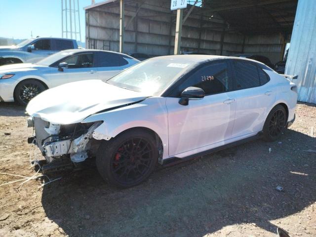 4T1KZ1AK4NU066261 - 2022 TOYOTA CAMRY TRD WHITE photo 1