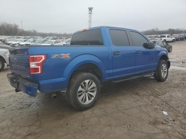 1FTEW1EP6JKF21276 - 2018 FORD F150 SUPERCREW BLUE photo 3