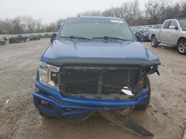 1FTEW1EP6JKF21276 - 2018 FORD F150 SUPERCREW BLUE photo 5