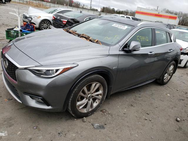 SJKCH5CP4JA057872 - 2018 INFINITI QX30 BASE GRAY photo 1