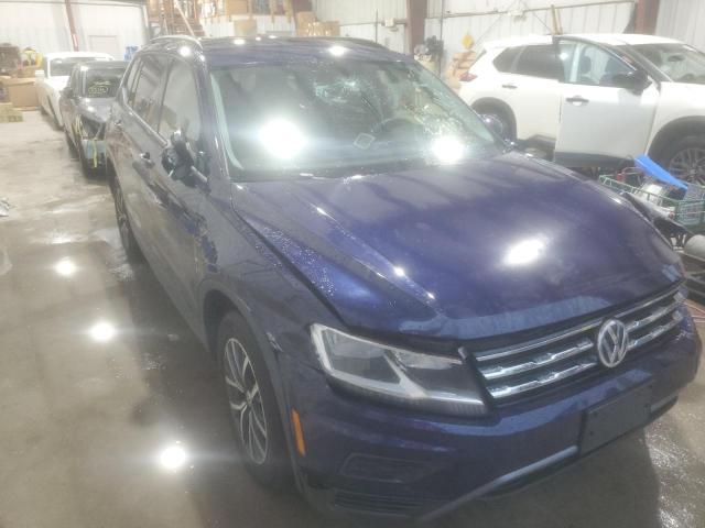 3VV0B7AX2MM041944 - 2021 VOLKSWAGEN TIGUAN S BLUE photo 4