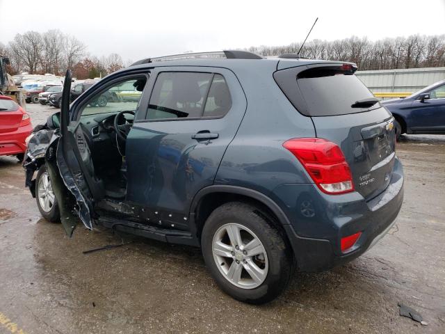 KL7CJPSM8NB523035 - 2022 CHEVROLET TRAX 1LT CHARCOAL photo 2