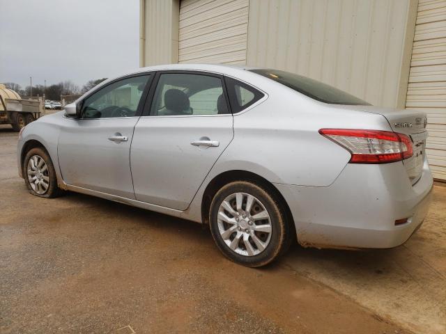 1N4AB7AP2DN909746 - 2013 NISSAN SENTRA S SILVER photo 2