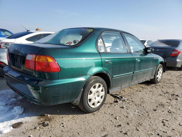 2HGEJ6610XH529803 - 1999 HONDA CIVIC BASE 绿色 照片 3