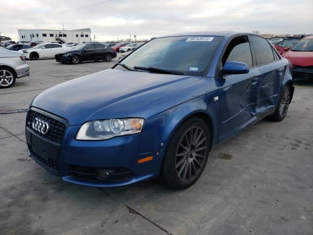 WAUEF78E08A070100 - 2008 AUDI A4 S-LINE 2.0T QUATTRO TURBO BLUE photo 1