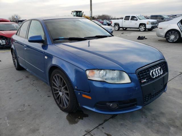 WAUEF78E08A070100 - 2008 AUDI A4 S-LINE 2.0T QUATTRO TURBO BLUE photo 4