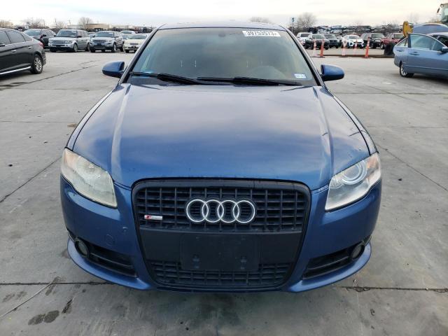 WAUEF78E08A070100 - 2008 AUDI A4 S-LINE 2.0T QUATTRO TURBO BLUE photo 5