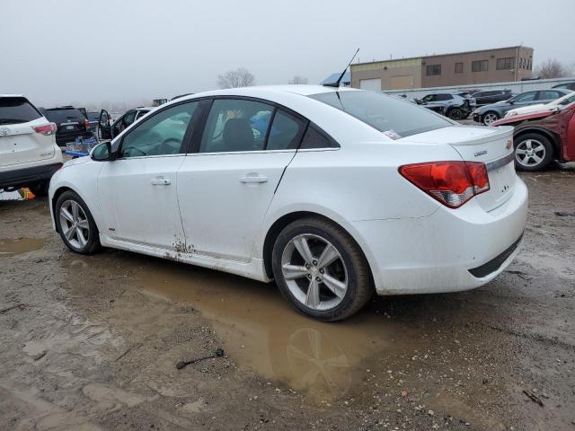 1G1PE5SB5D7156861 - 2013 CHEVROLET CRUZE LT WHITE photo 2