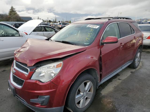 2GNFLDE5XC6228040 - 2012 CHEVROLET EQUINOX LT RED photo 1