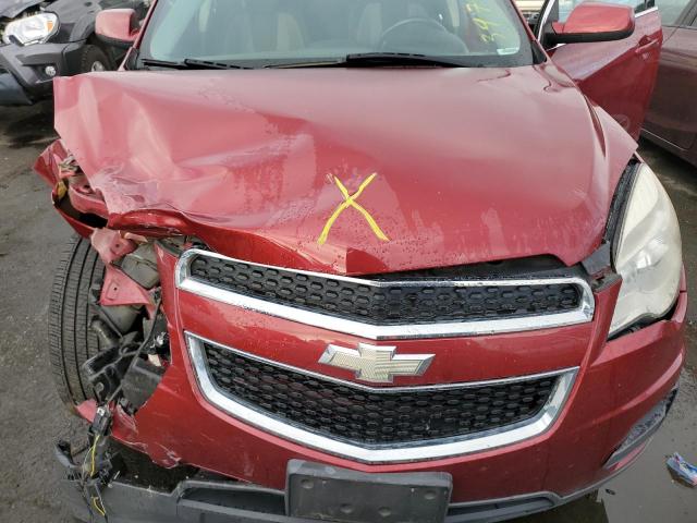 2GNFLDE5XC6228040 - 2012 CHEVROLET EQUINOX LT RED photo 12