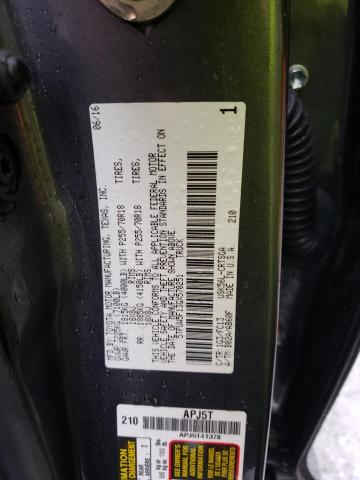 5TFUW5F13GX570251 - 2016 TOYOTA TUNDRA DOUBLE CAB SR/SR5 GRAY photo 12