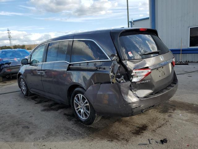 5FNRL5H61CB145459 - 2012 HONDA ODYSSEY EXL CHARCOAL photo 2