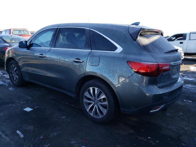 5FRYD4H47EB032568 - 2014 ACURA MDX TECHNOLOGY SILVER photo 2