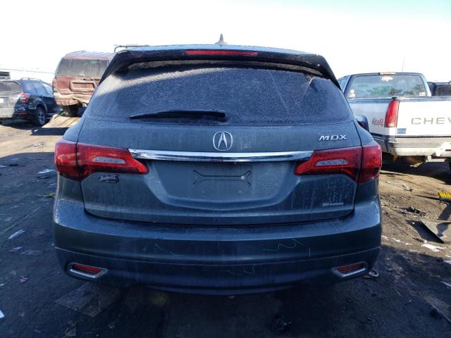 5FRYD4H47EB032568 - 2014 ACURA MDX TECHNOLOGY SILVER photo 6