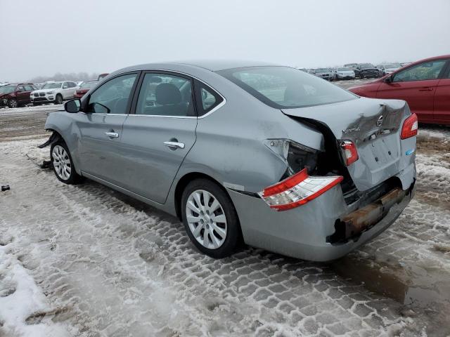 3N1AB7APXDL759687 - 2013 NISSAN SENTRA S GRAY photo 2