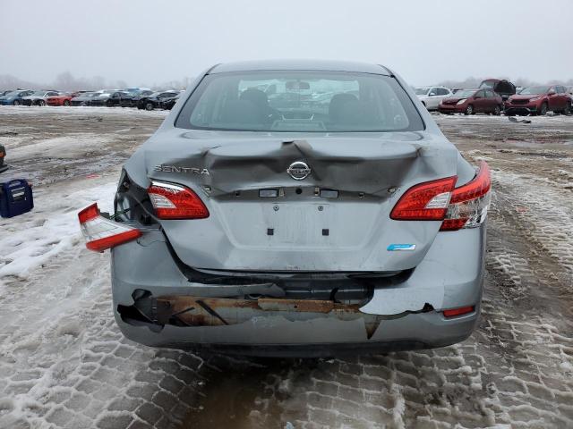 3N1AB7APXDL759687 - 2013 NISSAN SENTRA S GRAY photo 6