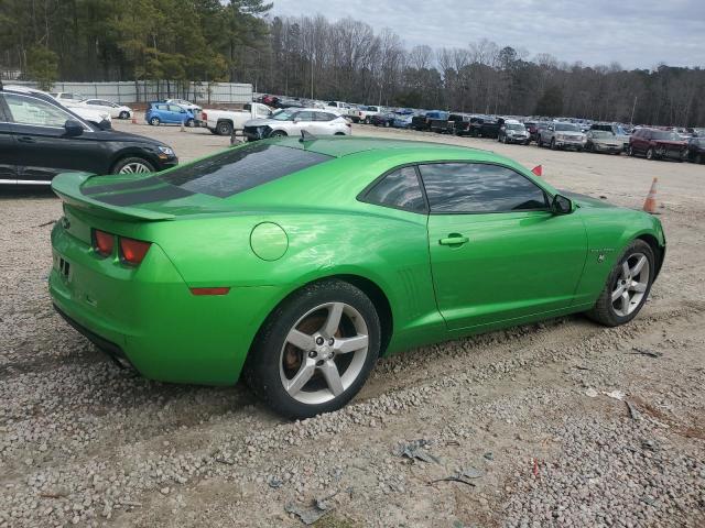 2G1FE1ED1B9135065 - 2011 CHEVROLET CAMARO LS GREEN photo 3