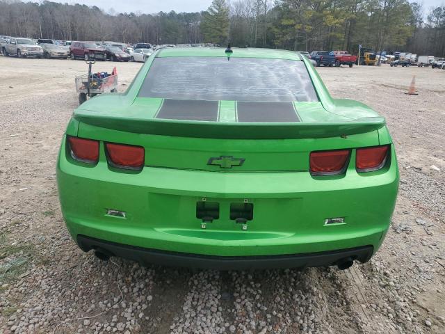 2G1FE1ED1B9135065 - 2011 CHEVROLET CAMARO LS GREEN photo 6