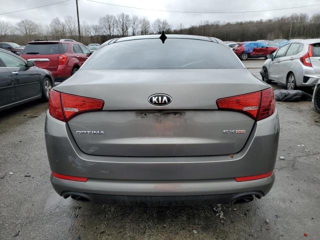 5XXGN4A70DG147734 - 2013 KIA OPTIMA EX GRAY photo 6