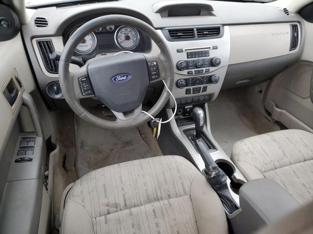 1FAHP35N29W166721 - 2009 FORD FOCUS SE SILVER photo 8