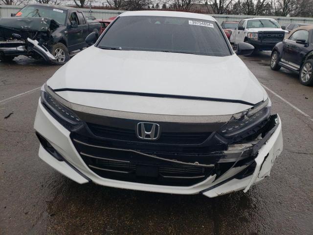 1HGCV1F38NA115342 - 2022 HONDA ACCORD SPORT WHITE photo 5