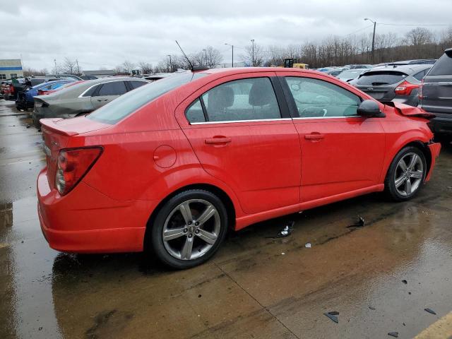 1G1JG5SB3F4136841 - 2015 CHEVROLET SONIC RS RED photo 3