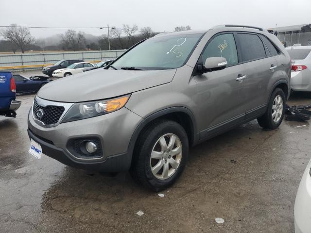 5XYKT3A62DG387512 - 2013 KIA SORENTO LX GRAY photo 1