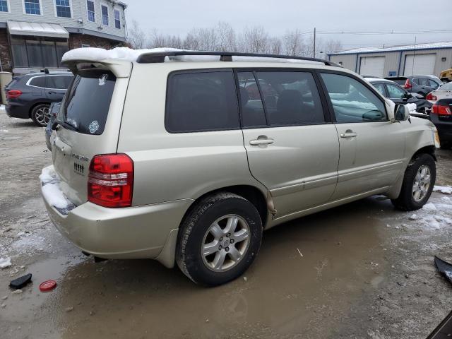 JTEGF21A730088514 - 2003 TOYOTA HIGHLANDER LIMITED GOLD photo 3