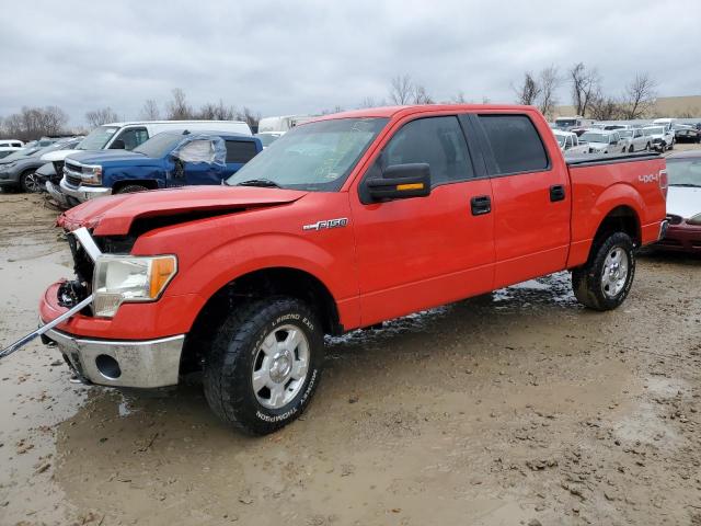 1FTFW1EF3DFB23225 - 2013 FORD F150 SUPERCREW RED photo 1